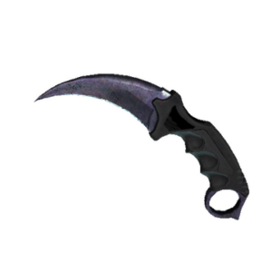 ★ StatTrak™ Karambit | Blue Steel (Battle-Scarred)