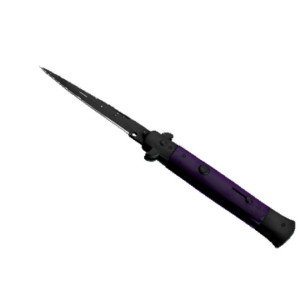 ★ StatTrak™ Stiletto Knife | Ultraviolet (Well-Worn)