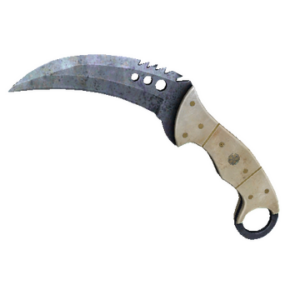★ Talon Knife | Blue Steel (Well-Worn)
